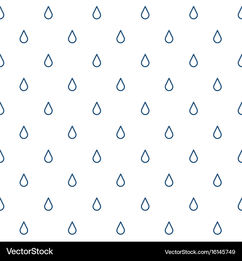 Raindrop Pattern - Seamless vector image