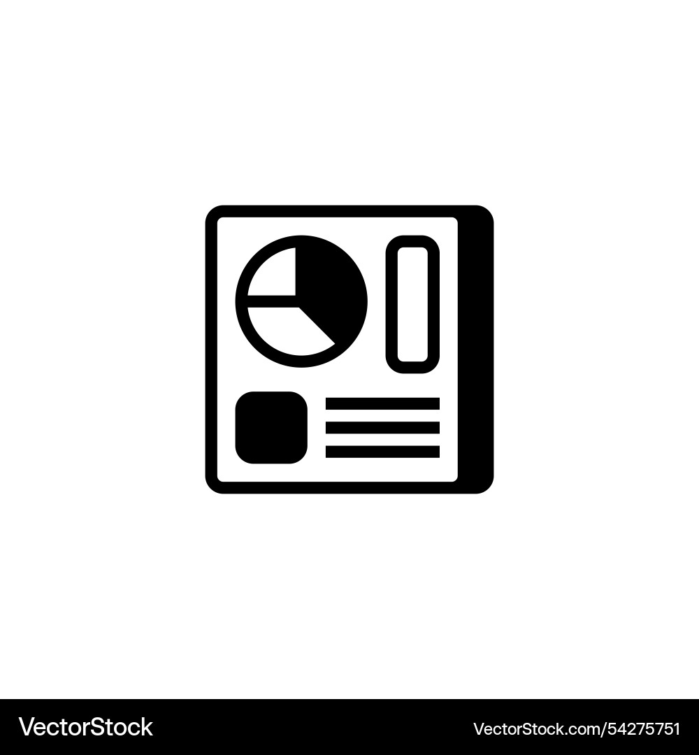 Analytics dashboard line icon linear style sign Analytics dashboard line icon linear style sign vector image
