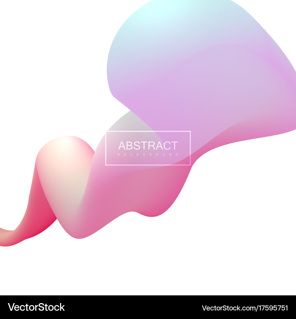 Dynamic Fluid Shape vector image