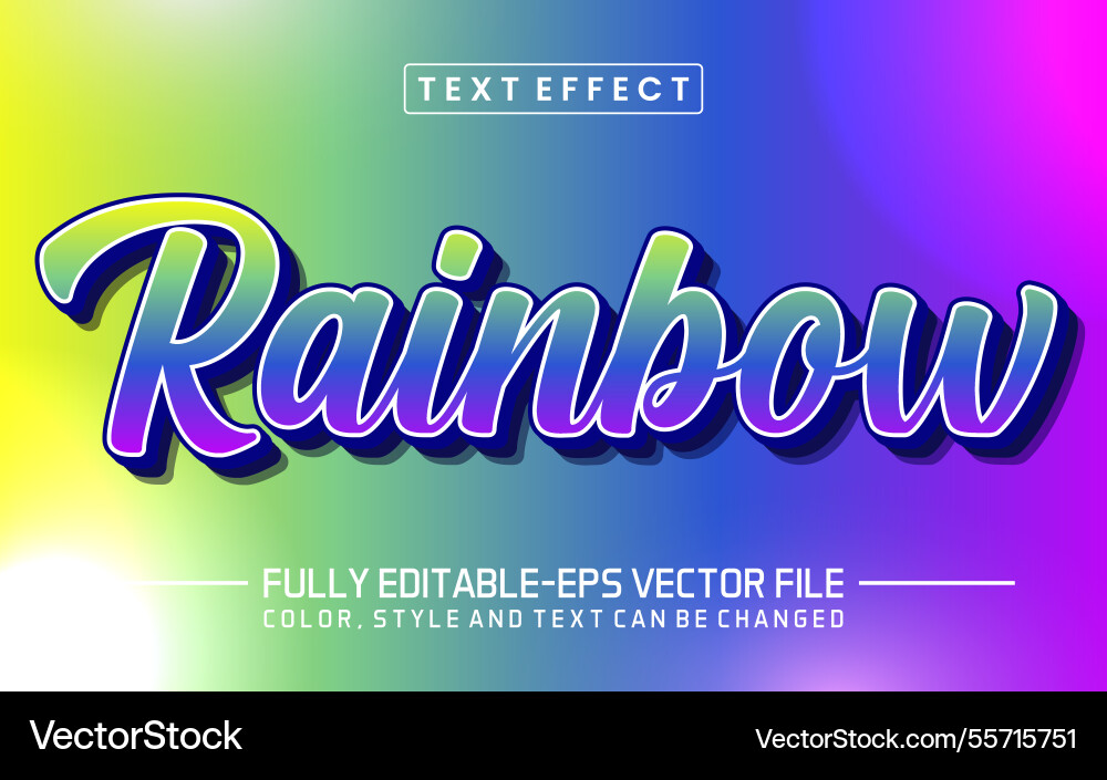 Fresh font text effect editable Fresh font text effect editable vector image
