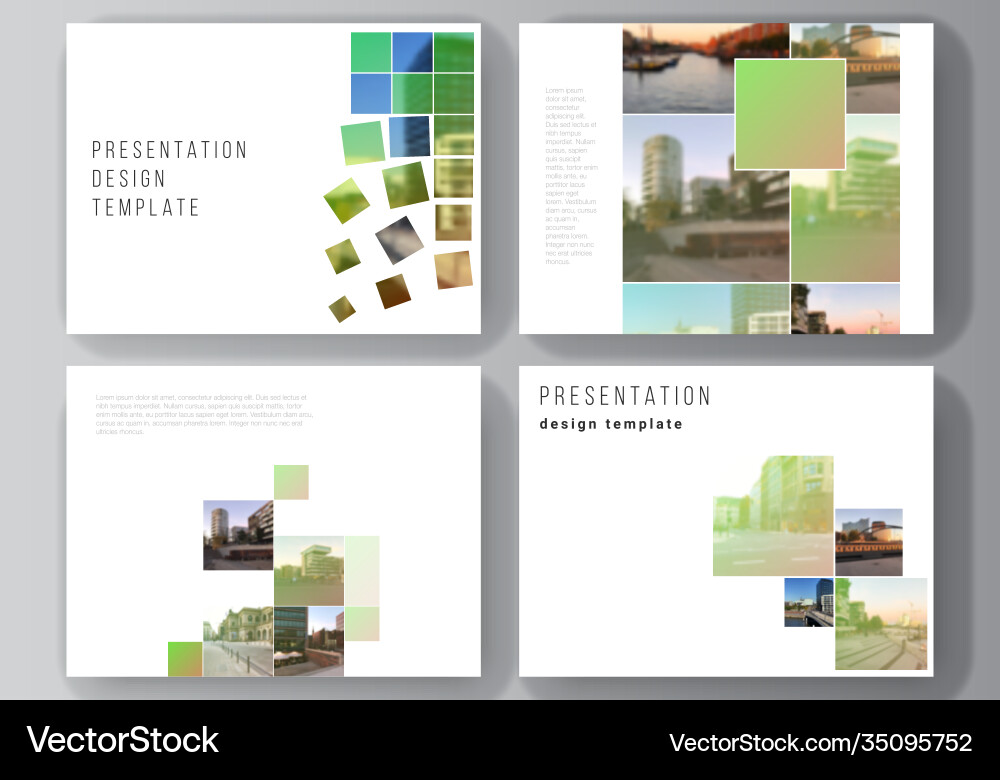 Layout presentation slides design Layout presentation slides design vector image