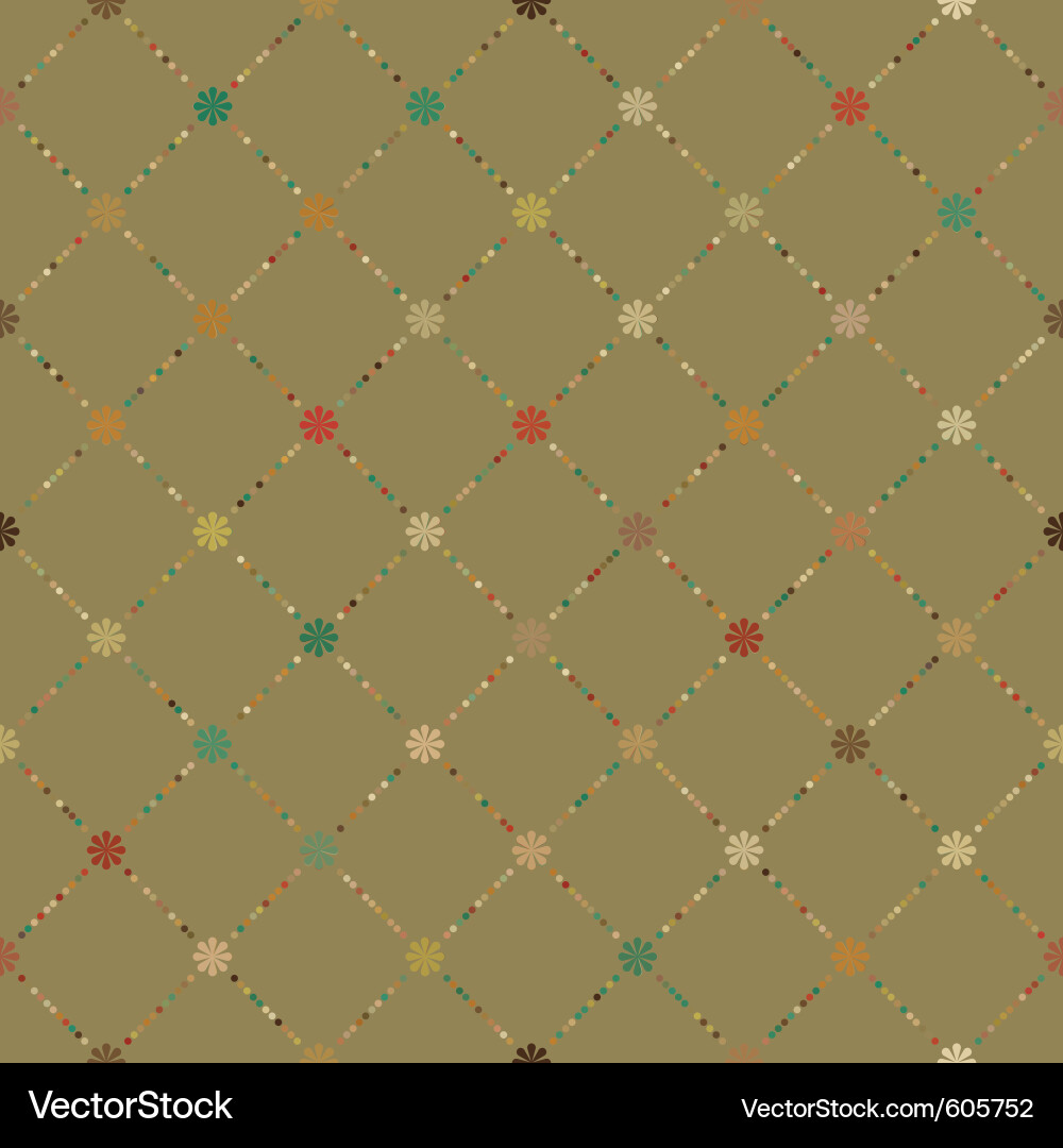 Retro dot pattern vector image
