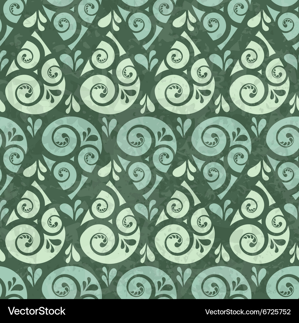 Swirl drop seamless pattern background Vector Image