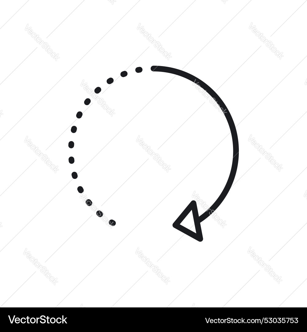 Rotate right icon set refresh reload restart Rotate right icon set refresh reload restart vector image