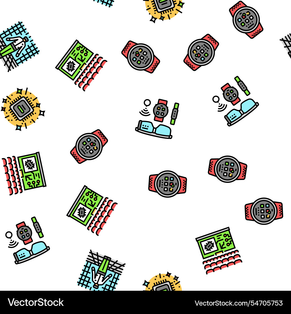 Tech-Enthusiasten geek nerd man nahtlose Muster Tech-Enthusiasten geek nerd man nahtlose Muster vektorbild