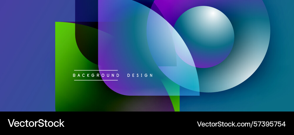Abstract geometric shapes overlap creating Abstract geometric shapes overlap creating Vector Image