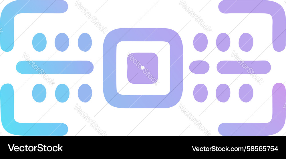 Data Stream Network Icon Vector Image