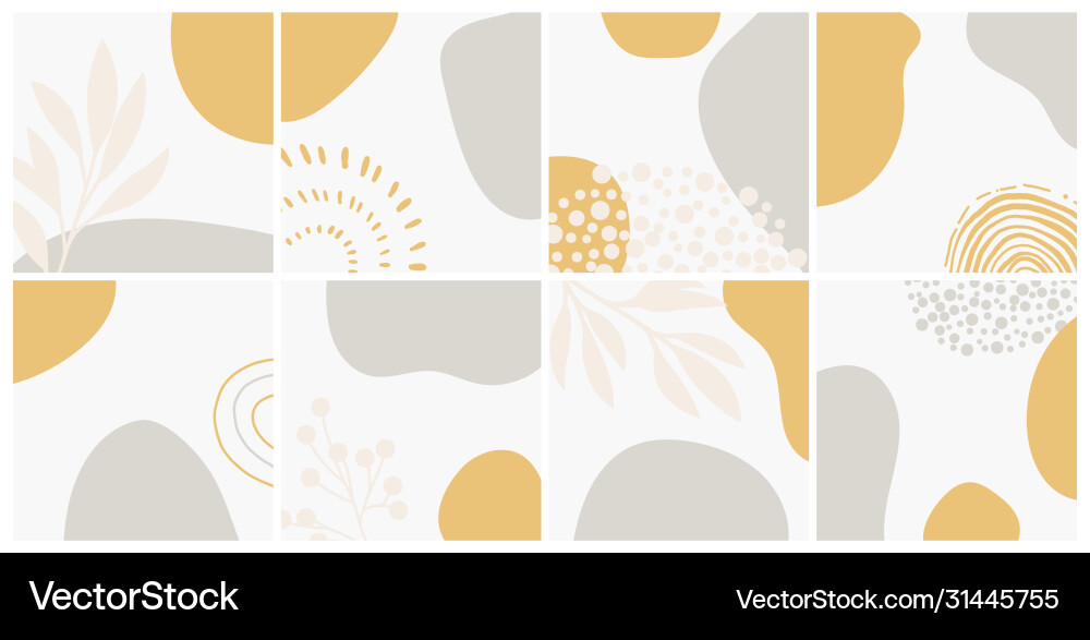 Minimalist Abstract Backgrounds Royalty Free Vector Image