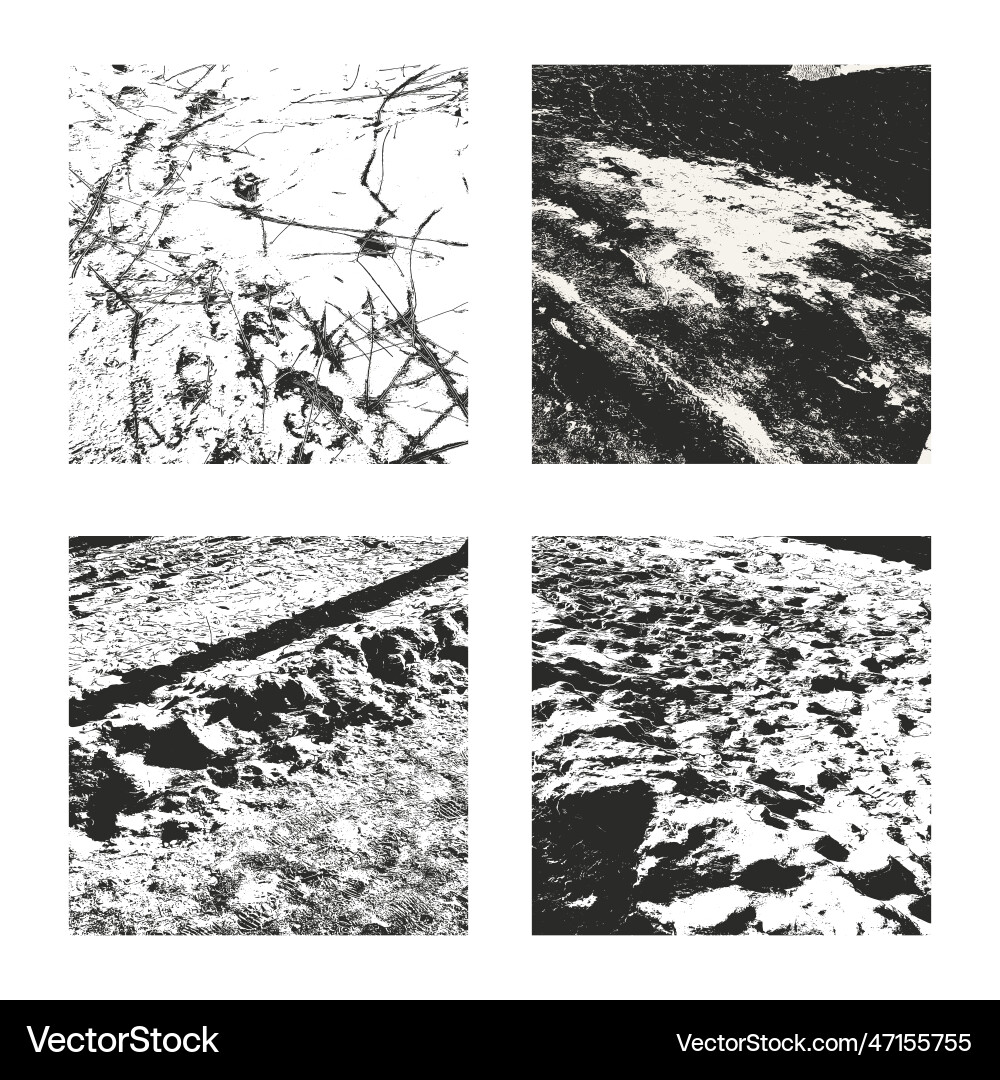 Satz von Grunge Texturen abstrakte Halftone Satz von Grunge Texturen abstrakte Halftone vektorbild