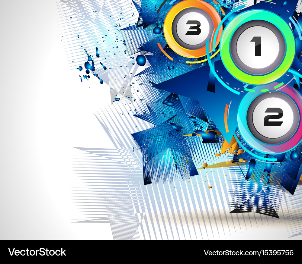 Infograph template with multiple choices vector image