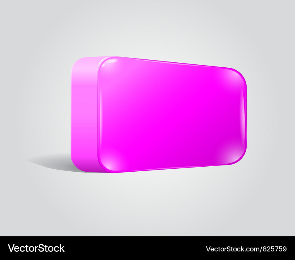 Blank shiny lilac web button Vector Image