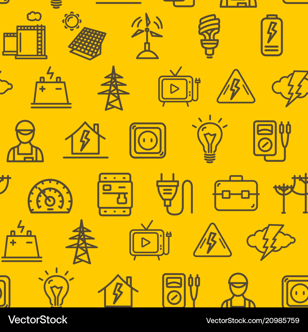 Electrical Connection Pattern vector image