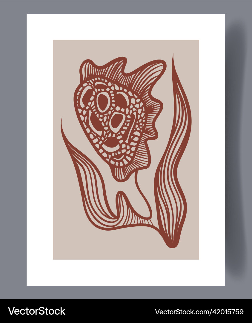 Scandinavian abstract print set Scandinavian abstract print set vector image