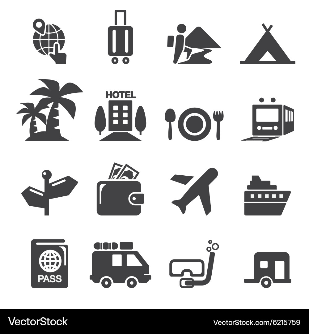 Travel icon Vector Image