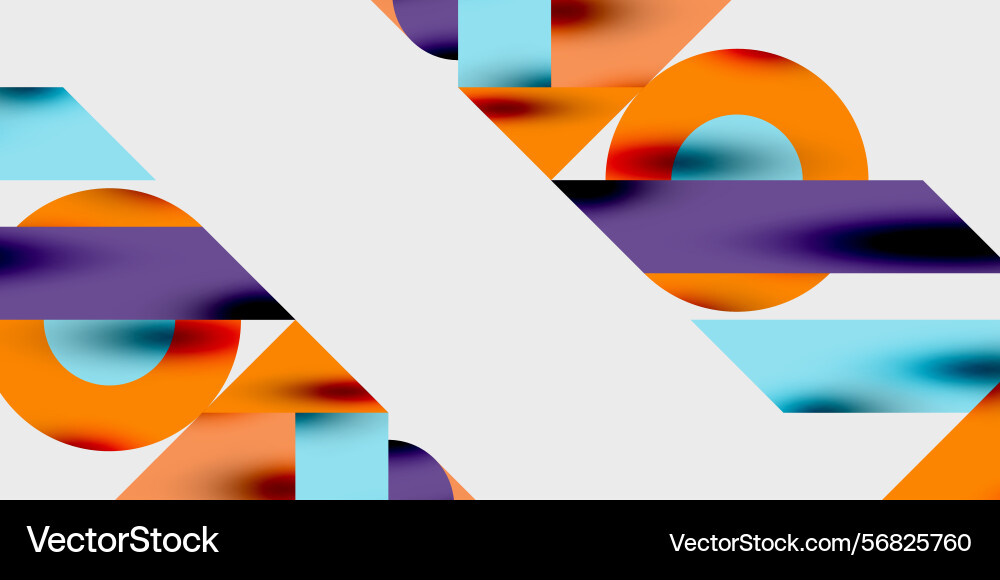 Abstract geometric shapes overlap creating Abstract geometric shapes overlap creating vector image