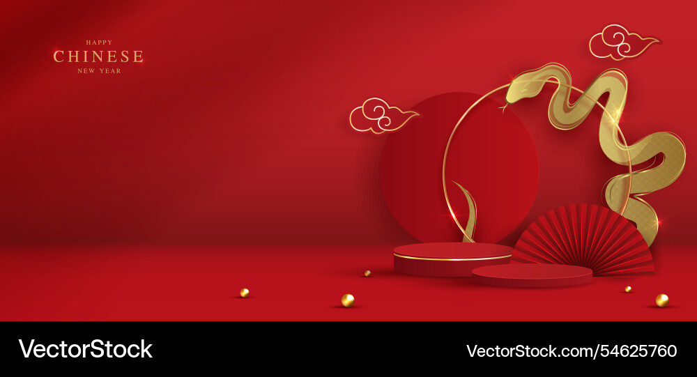 Chinese new year 2025 of the snake Chinese new year 2025 of the snake vector image