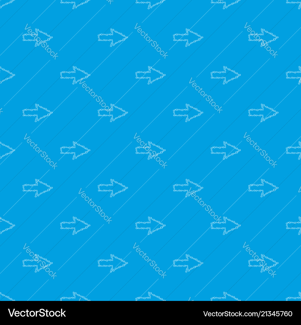 Right arrow with bubble contour pattern Right arrow with bubble contour pattern vector image
