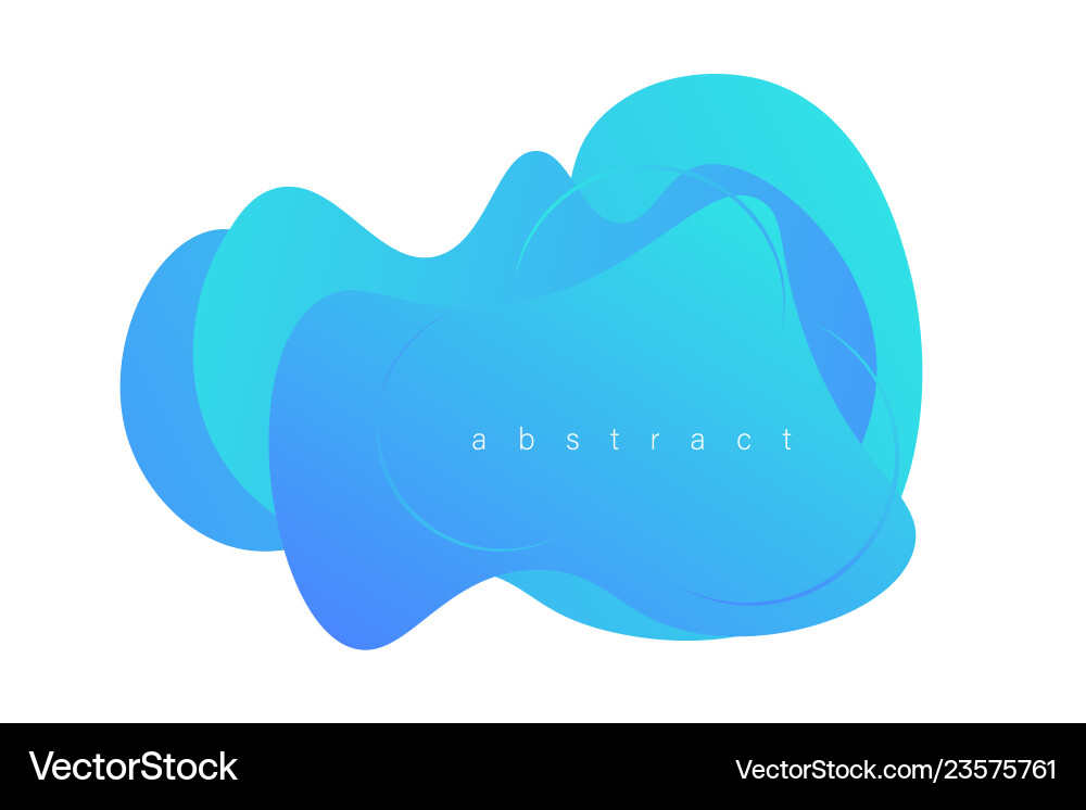 Fluid colorful 3d background Fluid colorful 3d background vector image