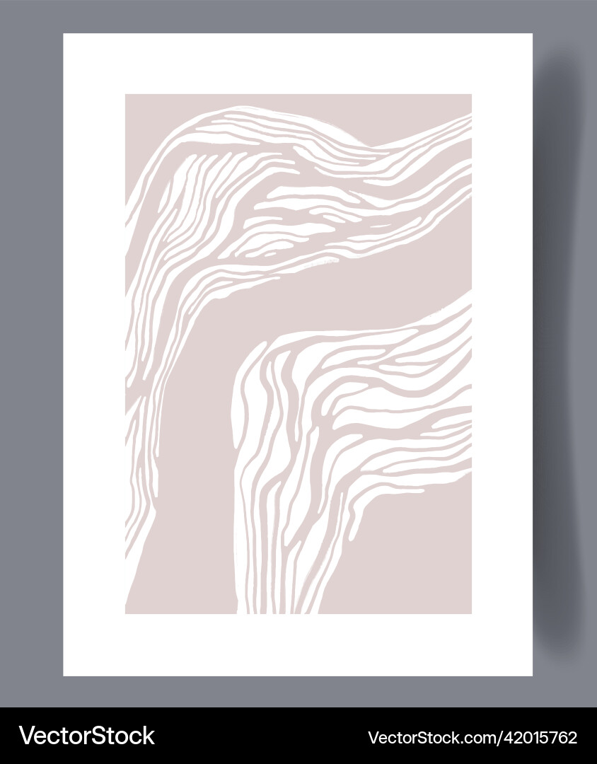 Scandinavian abstract print set Scandinavian abstract print set vector image