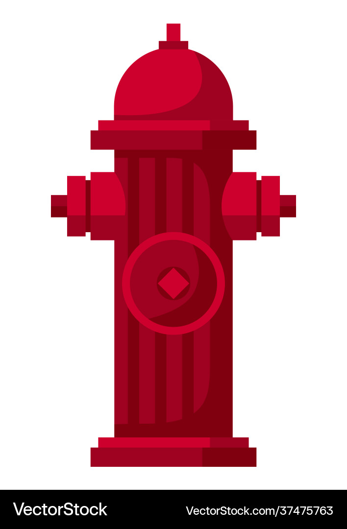 Fire hydrant firefighting item Royalty Free Vector Image