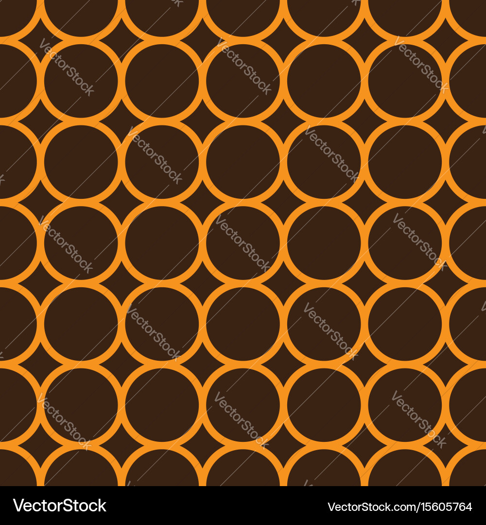 Simple repeating texture with circles Vector Image