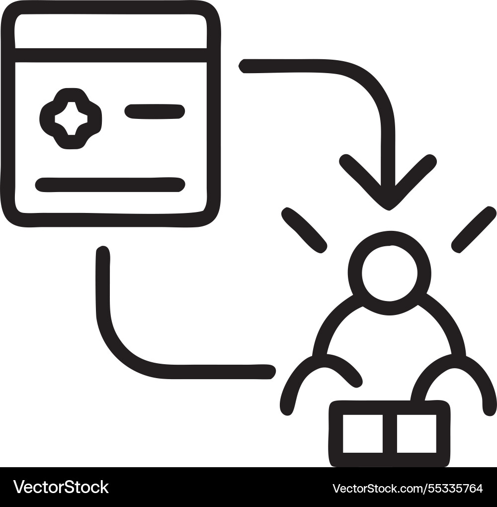 Web design and mobile application process Web design and mobile application process vector image