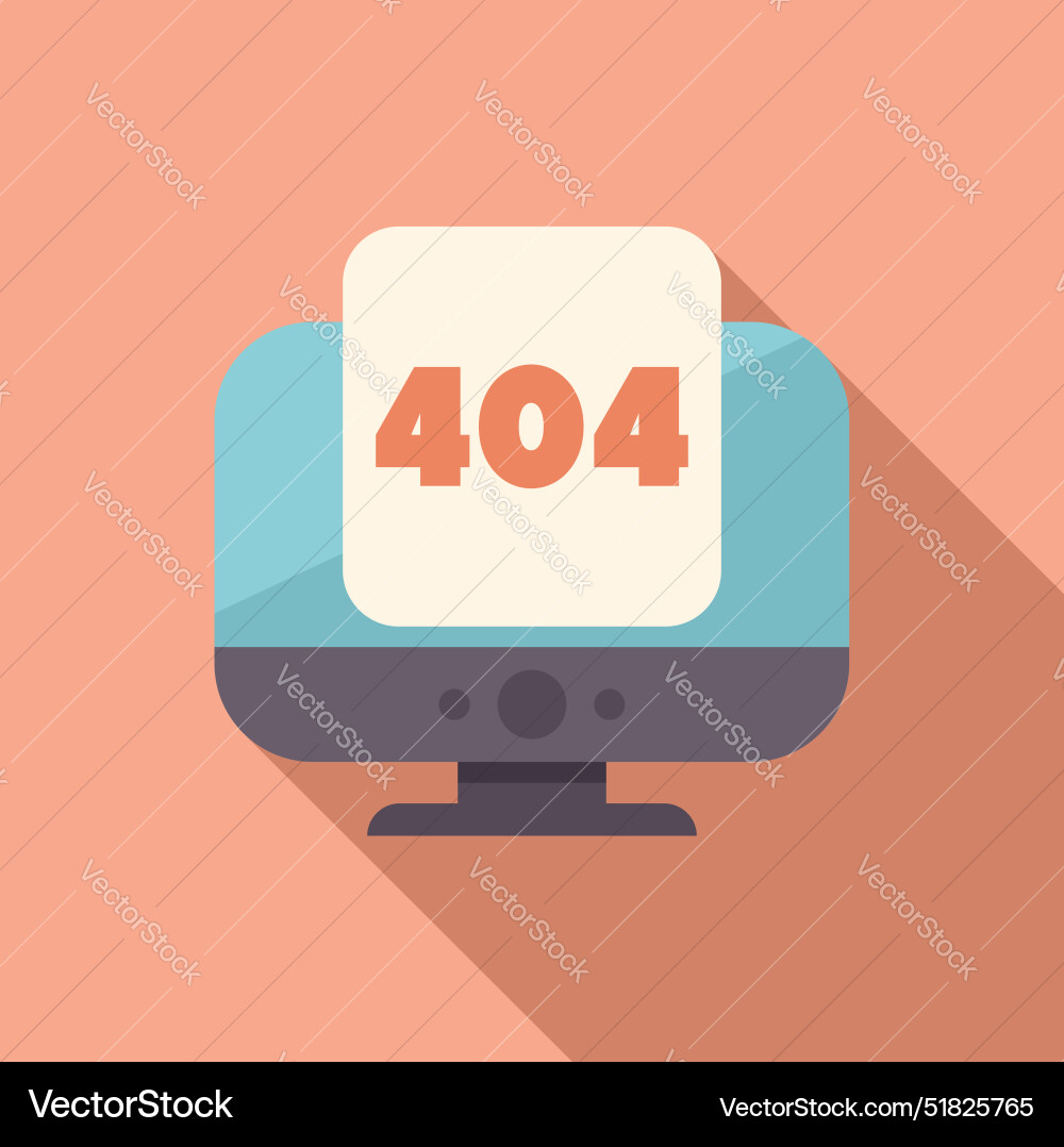 Desktop-Computer mit 404 Fehlermeldung Desktop-Computer mit 404 Fehlermeldung vektorbild