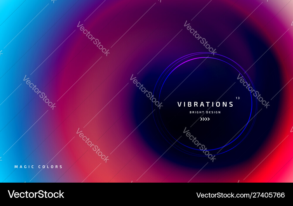 Abstract background with fluid colorful gradient vector image