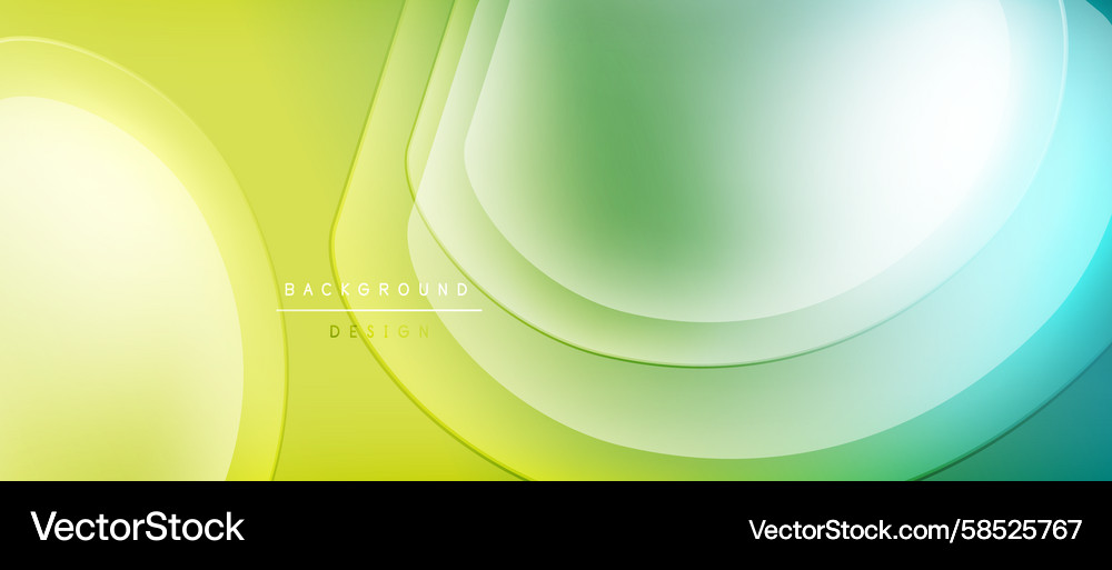 Abstract background features smooth curves Vector Image