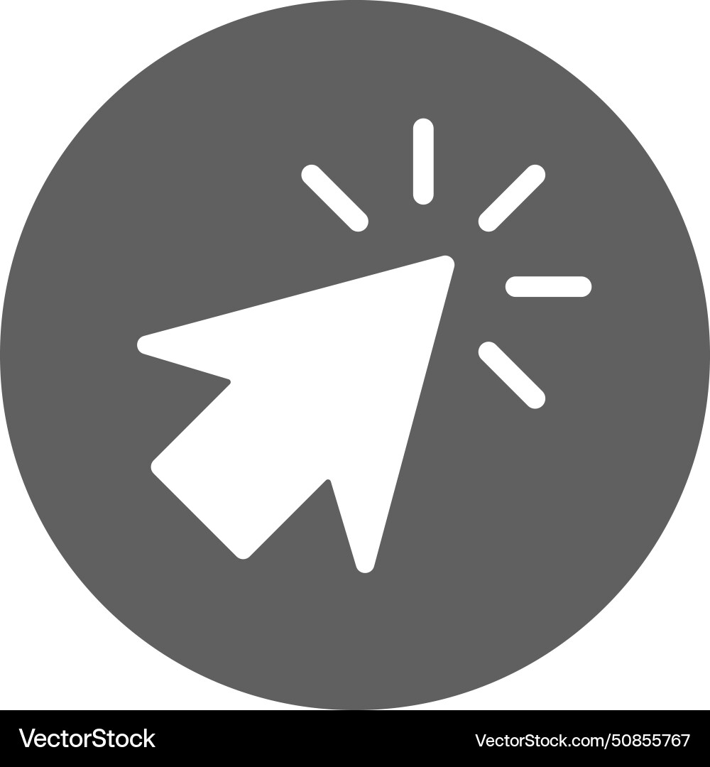 Click mouse pointer icon vector image