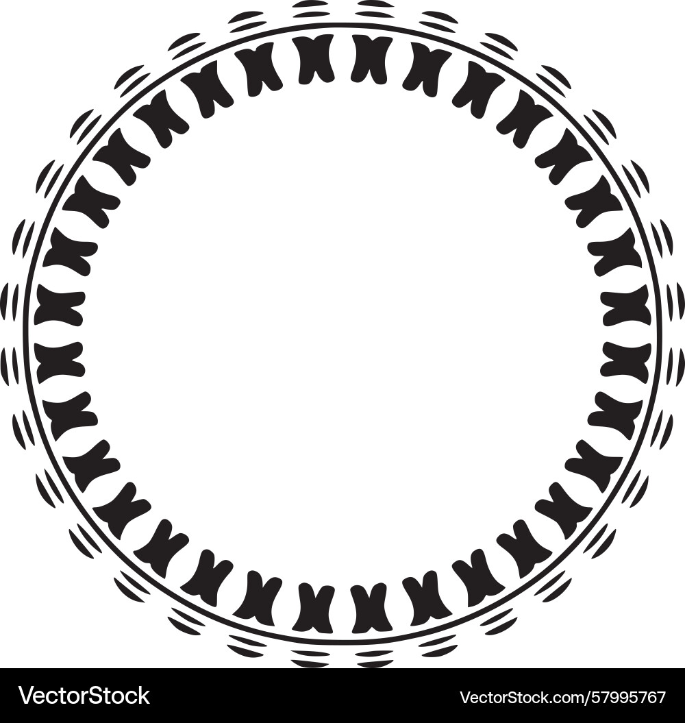 Tribal Circular Pattern Vector Image