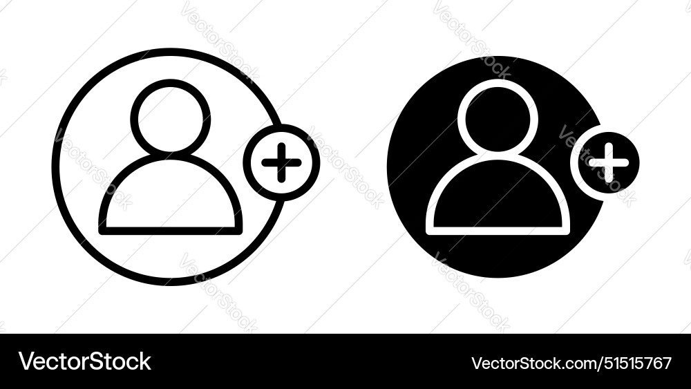 User add icon User add icon vector image