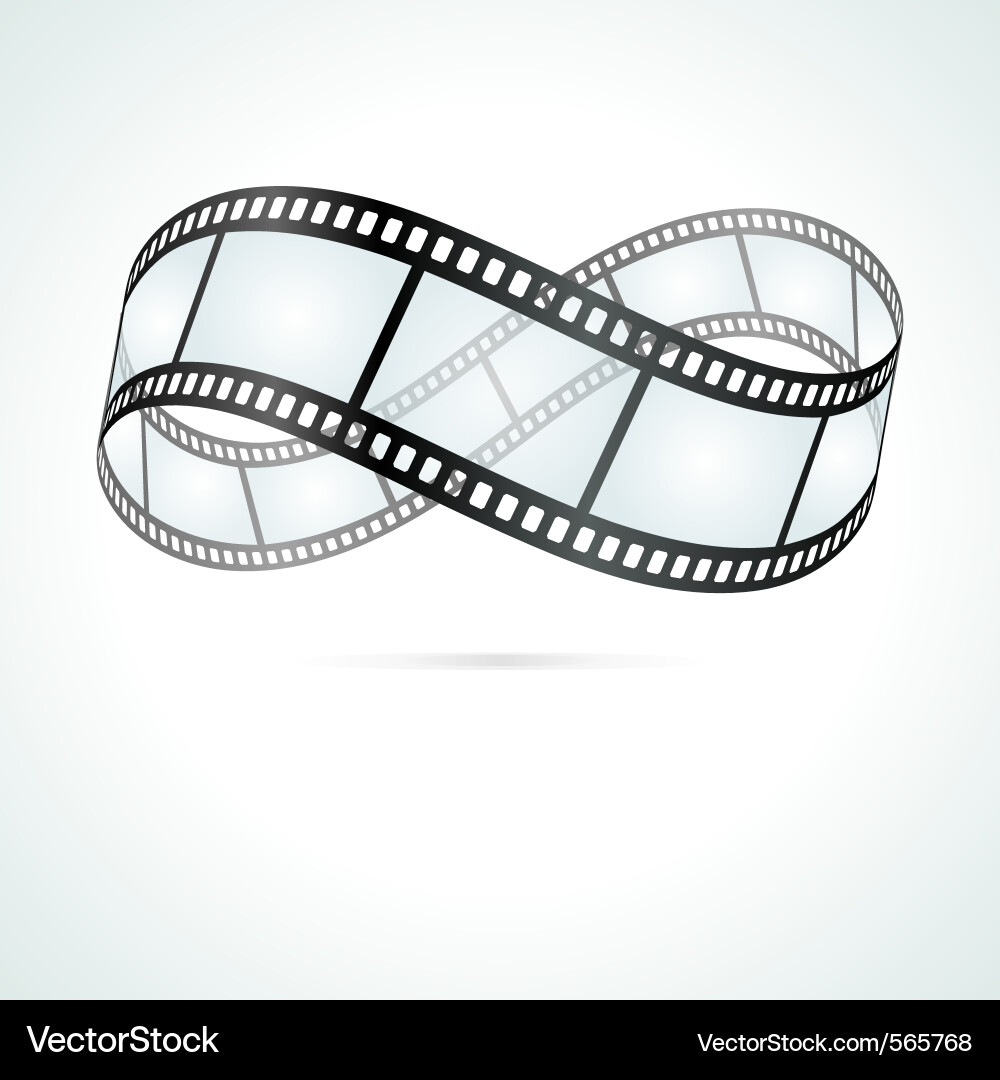 Film strip background vector image