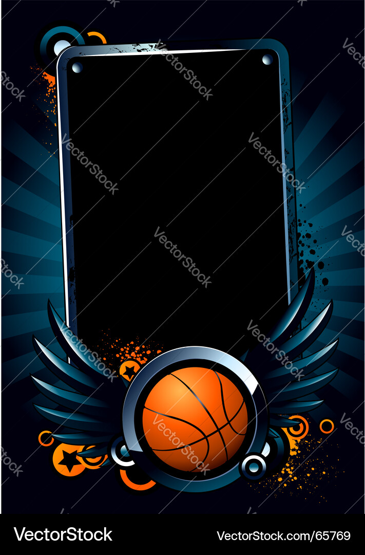 Basketball Sports Banner vector image