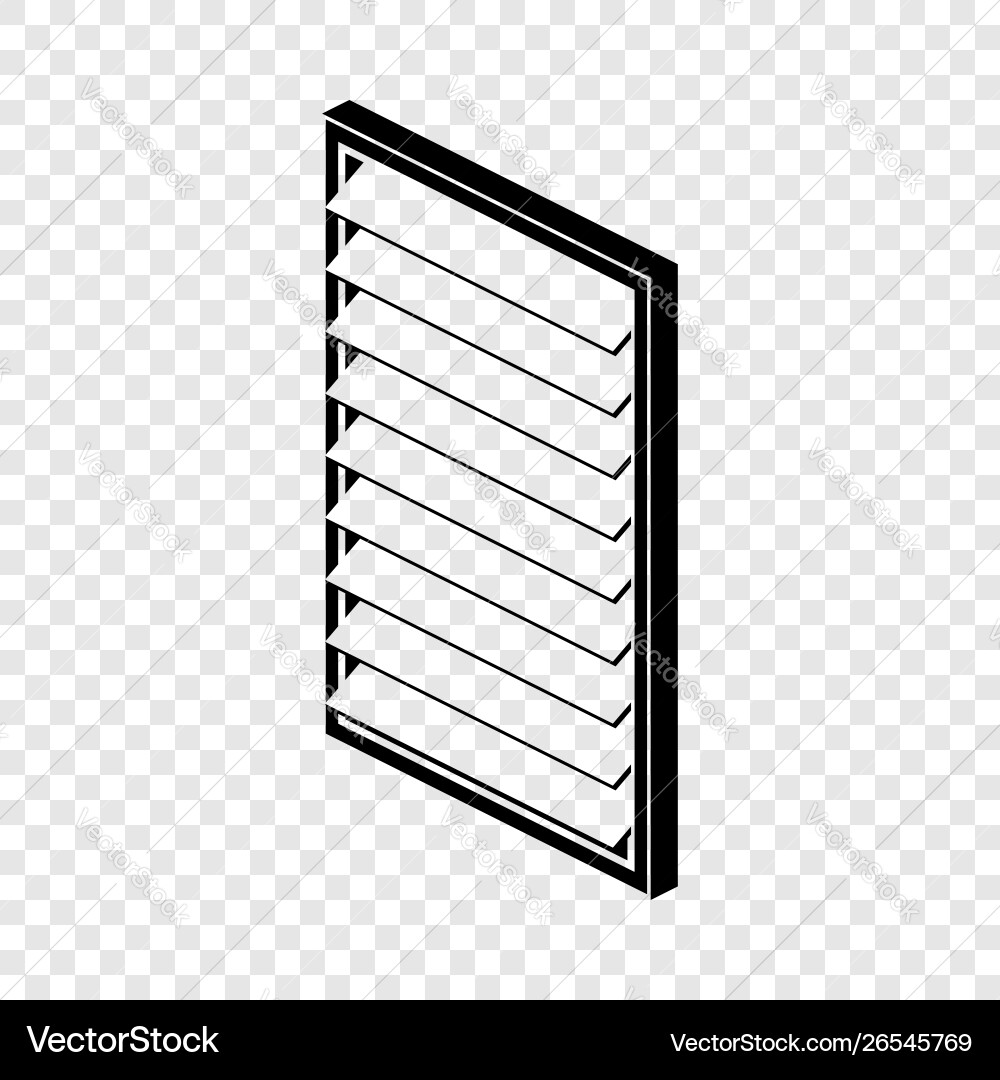Rectangular window frame icon simple black style Rectangular window frame icon simple black style vector image