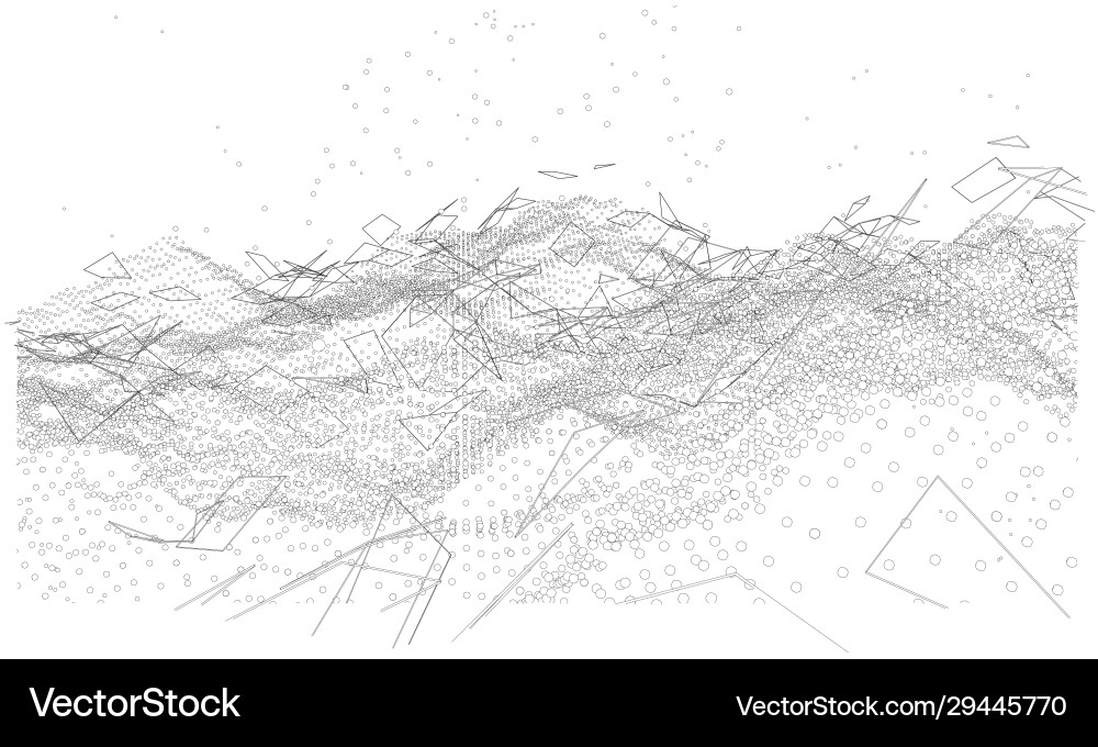 Background consisting dots and lines Background consisting dots and lines Vector Image