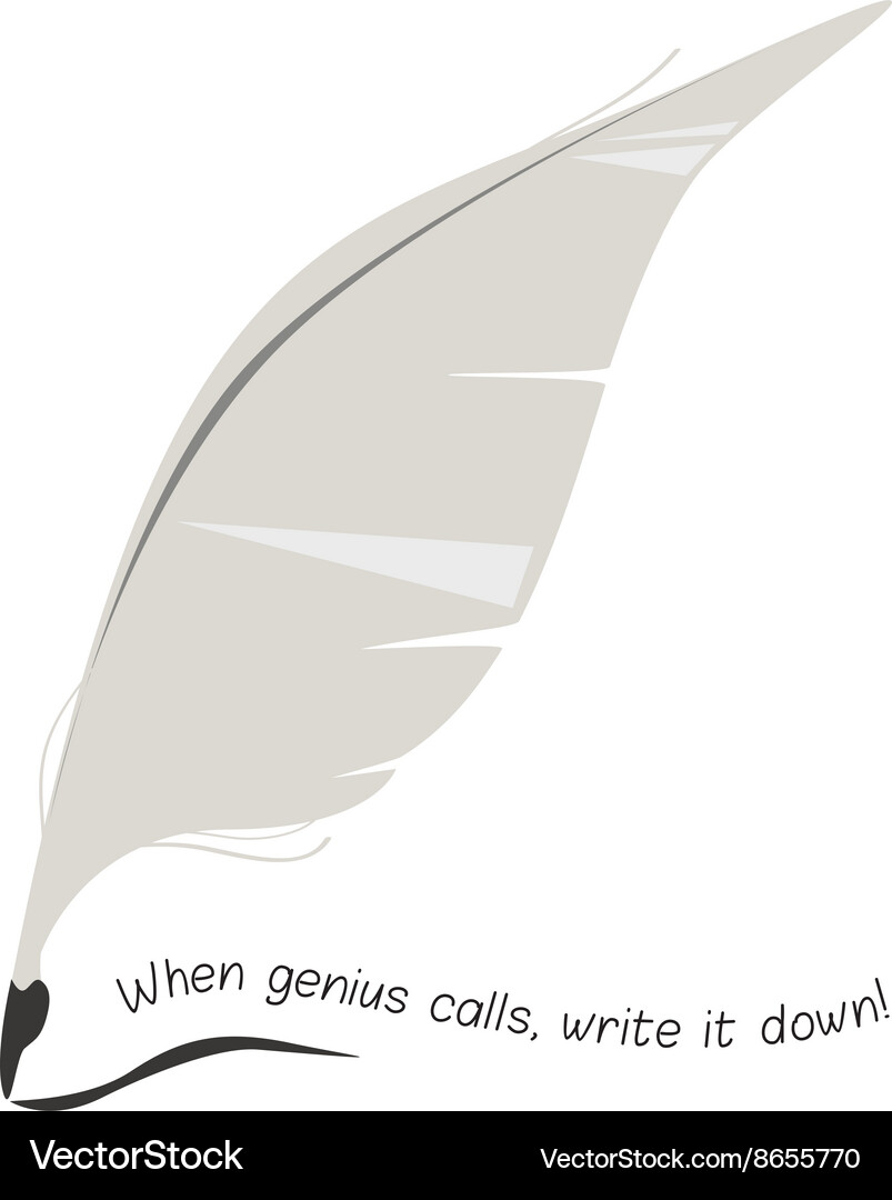 Write it down Vector Image