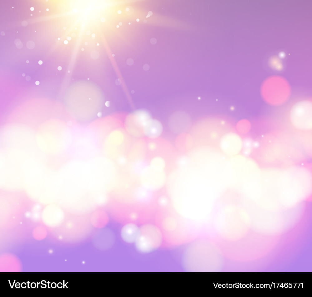 Abstract bokeh background Vector Image