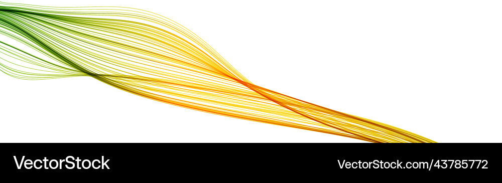Abstract flowing wave lines design element Abstract flowing wave lines design element vector image
