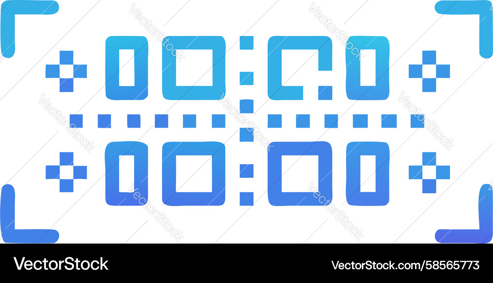 Digital Stopwatch Icon - Timer Display Vector Image