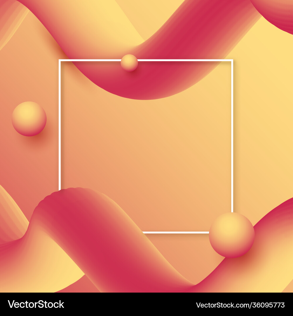 Gradient Waves Background - Smooth Flow vector image
