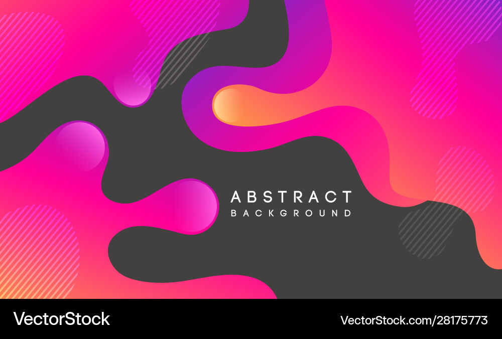 Moving colorful abstract background dynamic vector image