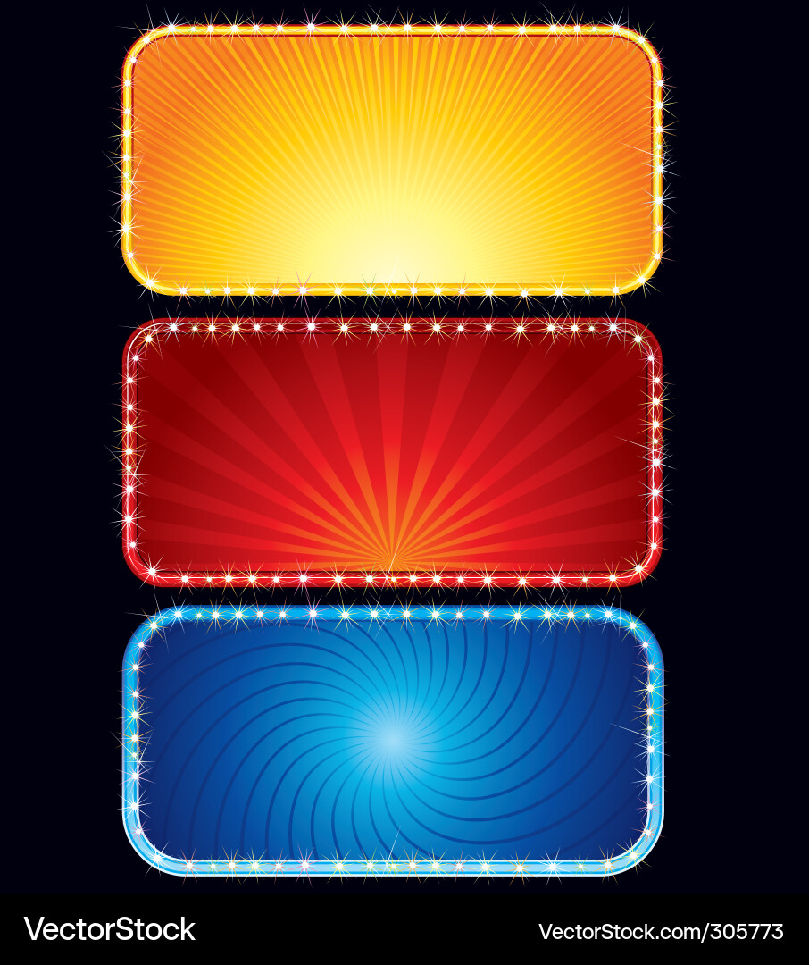 Neon Lights Backdrop Vector Image