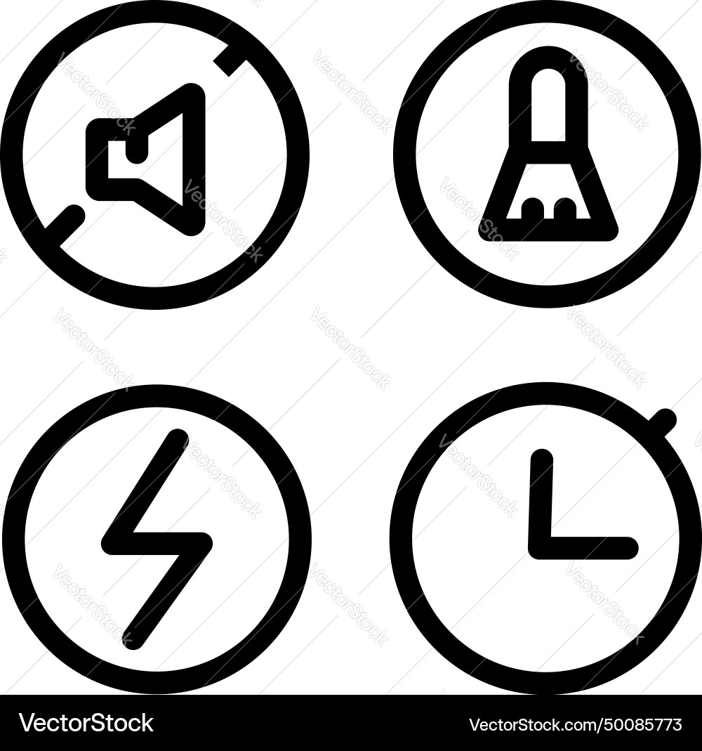 Setting line icons set nebulizer simple icon Setting line icons set nebulizer simple icon vector image