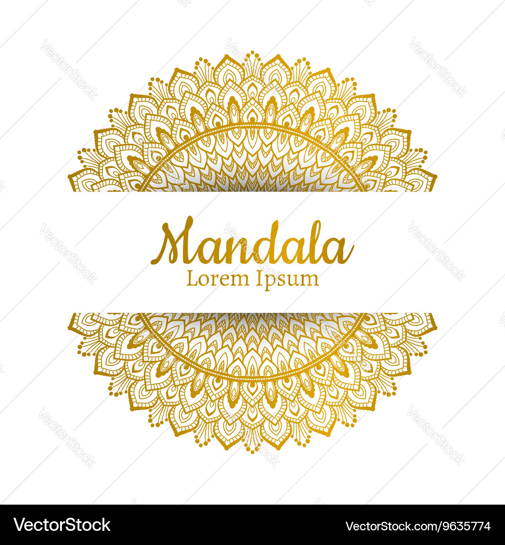 Beautiful mandala Vector Image