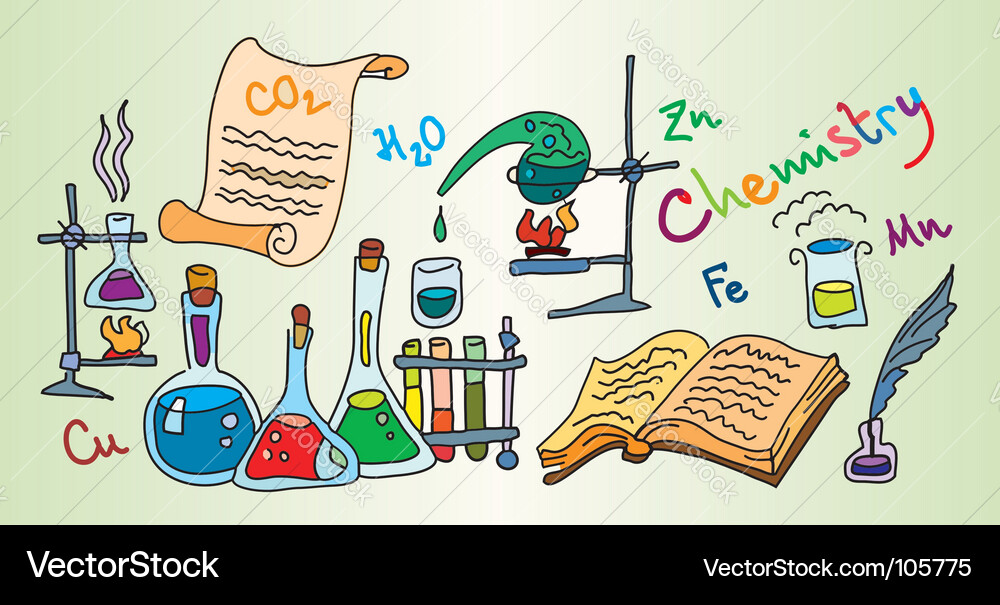 Science Experiment Lab Vector Image