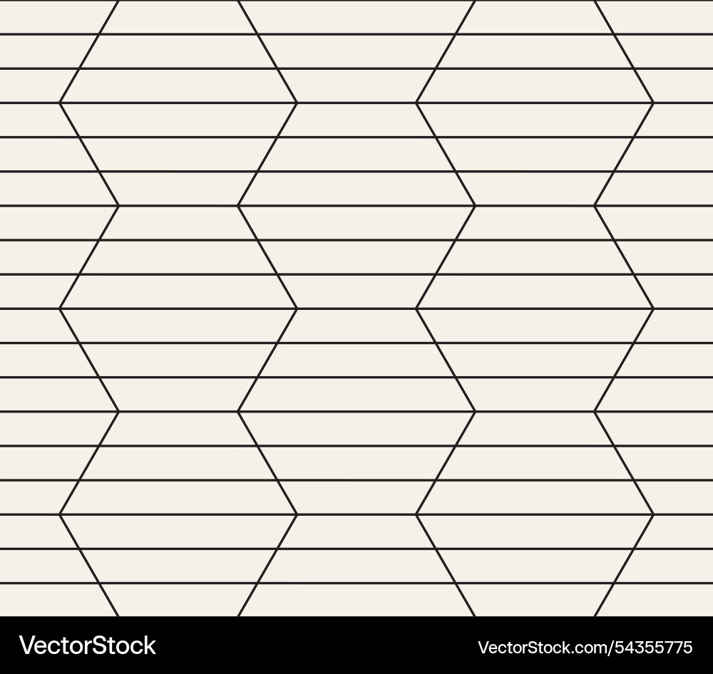 Seamless pattern repeating geometric elements vector image