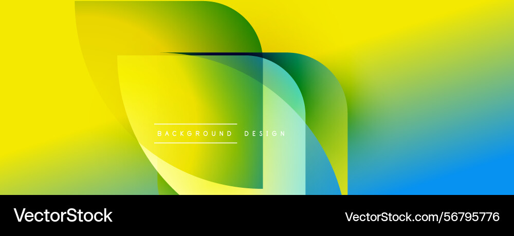 Abstract vibrant layers create dynamic gradient Vector Image