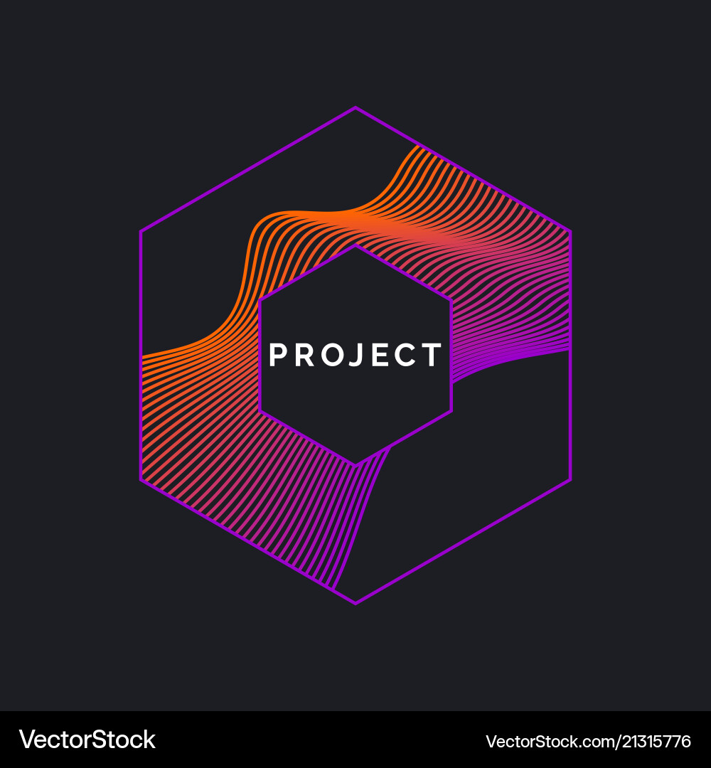 Dynamic Wave Abstract Background vector image