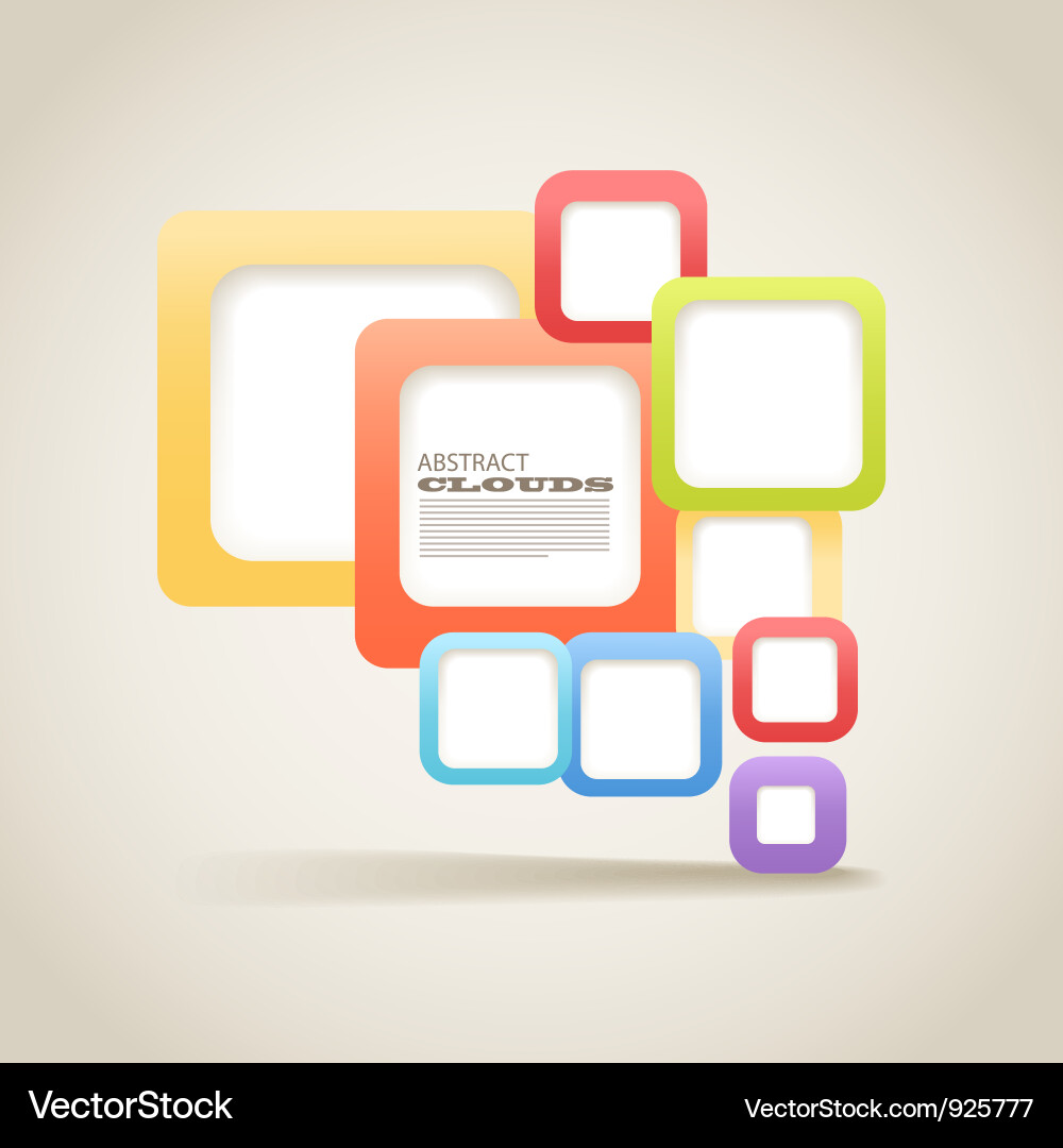 Abstract blocks Vector Image